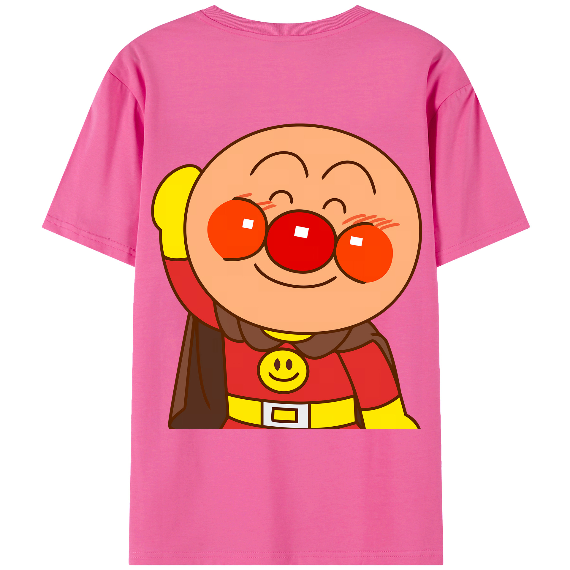 （画像用） アンパンマン Anpanman レディース半袖Tシャツ(バックプリント)